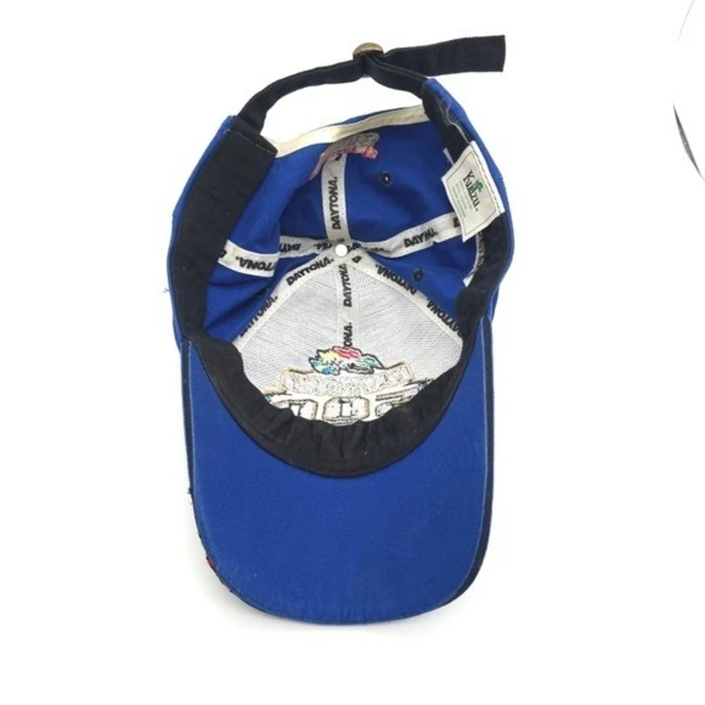 Vintage Disney Daytona 500 NASCAR 2004 Youth Baseball Cap Blue Mickey Mouse